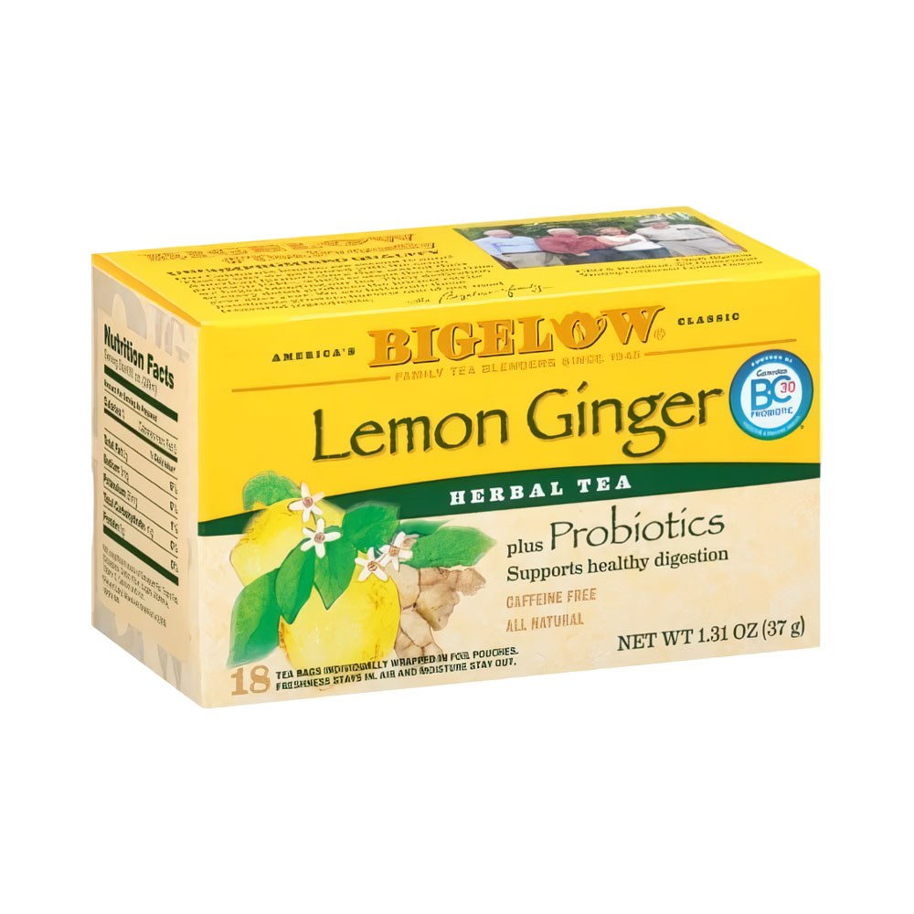 Té Verde Bigelow Limón Y Jengibre 18 Bolsitas