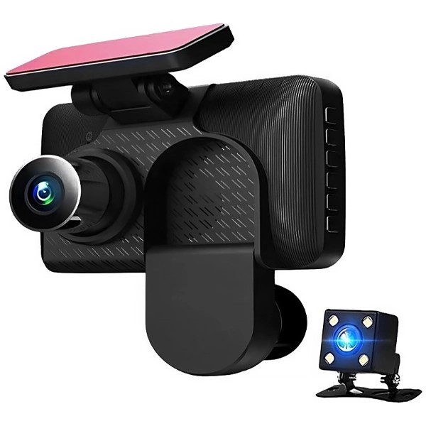 Cámara Automotriz Satellite A-DVR005 con Visión Nocturna - Negra