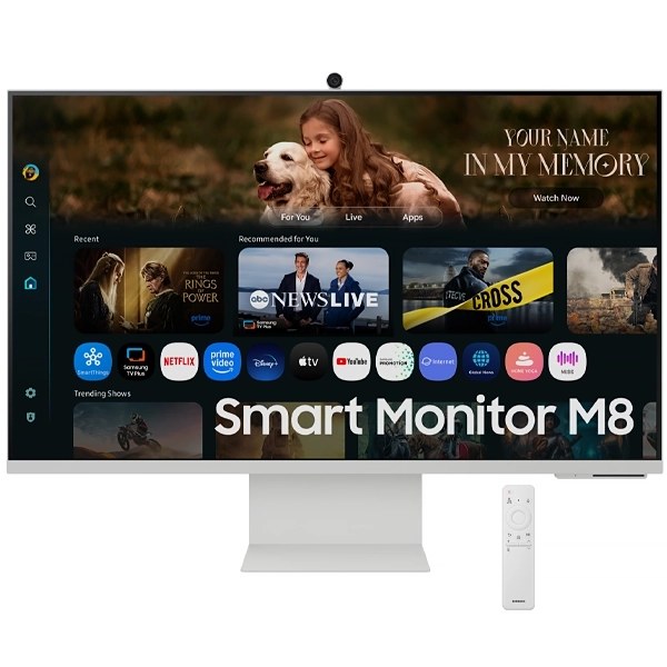 Smart Monitor Samsung M8 S32FM801UN de 32" 4K 16:9 4 ms GTG con Wi-Fi HDMI