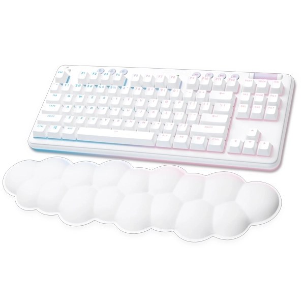 Teclado Gaming Mécanico Inalámbrico Logitech G715 Inglés con Backlight RGB - Blanco