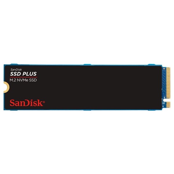 SSD M.2 de 1TB SanDisk Plus SDSSDA3N-1T00-G26 3200 MB s de Lectura - Negro Azul