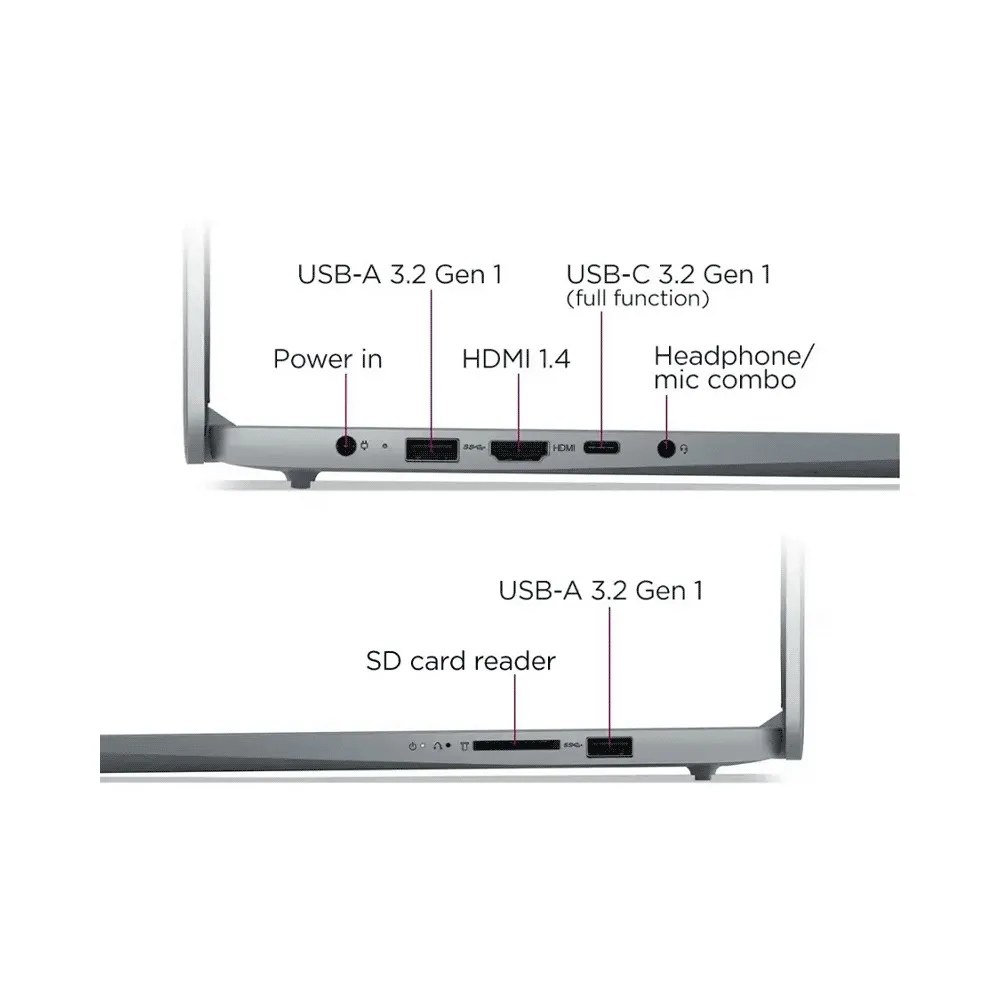 NOTEBOOK LENOVO IDEAPAD SLIM3I 82XB00C2US I3 1.8/8/128UFS/W11S/15.6" FHD/GRIS