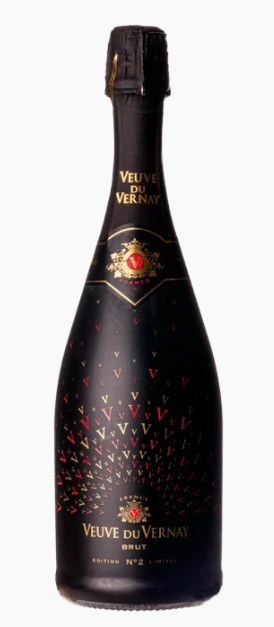 Vino espumoso blanco Veuve Vernay Brut - Edición limitada negra - 750 ml