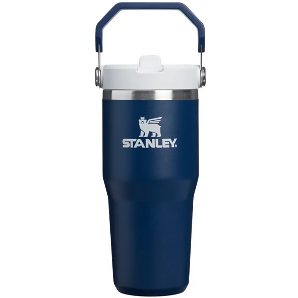 Termo Stanley The IceFlow Flip Straw Tumbler de 591ml - Dark Navy